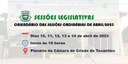Sessões Ordinárias - Abril/2023 Sessões Ordinárias - Abril/2023